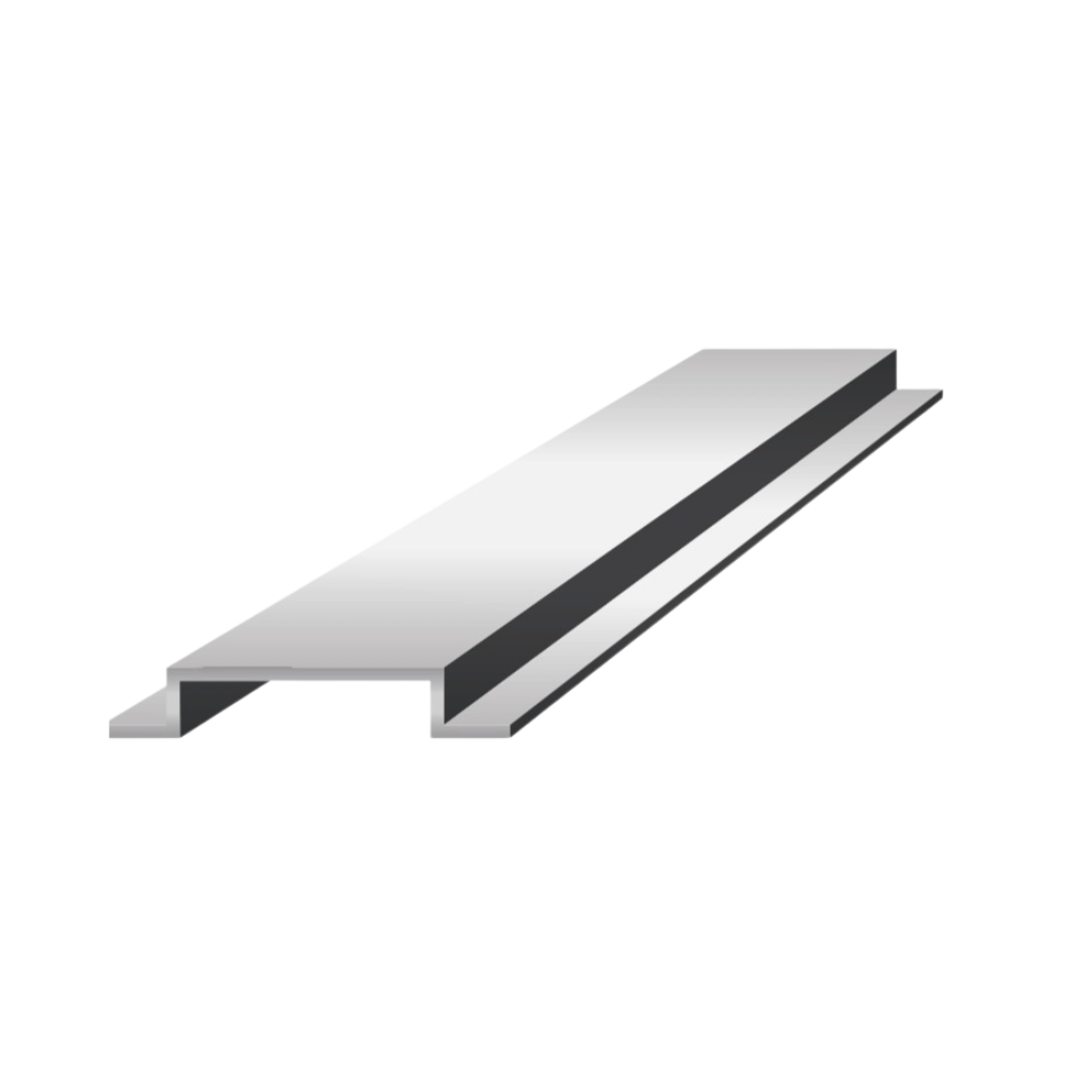 TAMPA CARTOLA  CAIXA  LATERAL 150 x 150 X 2500 CHAPA 1,20mm ( CHAPA 18 ) X 2500 mm