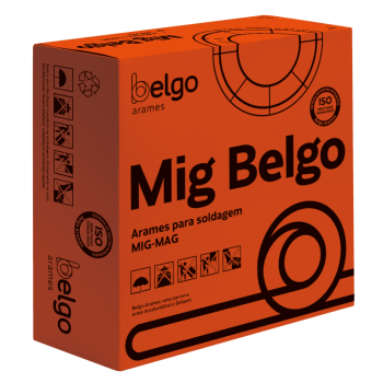 ARAME SOLDA MIG BELGO BME-C4 - ER70S-6 ® 0,80MM (15KG)
