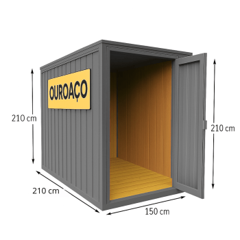 CONTAINER OBRA 200 X 150 X 210