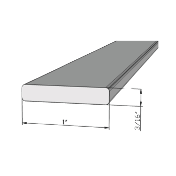 BARRA CHATA 1 X 3/16 X 6000MM