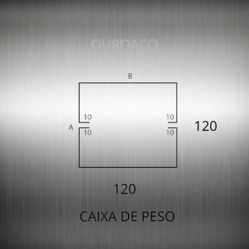 KIT CAIXARIA PORTÃO BASCULANTE 150 X 150 X 1,20mm ( CHAPA 18 ) X 2500 mm