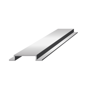 TAMPA CARTOLA CAIXA LATERAL 200 x 200 X 2500 CHAPA 1,20mm ( CHAPA 18 ) X 2500 mm