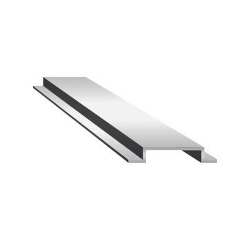 TAMPA CARTOLA CAIXA LATERAL 200 x 200 X 2500 CHAPA 1,20mm ( CHAPA 18 ) X 2500 mm