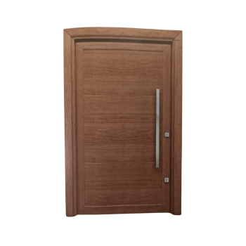 PORTAS DE ALUMÍNIO PIVOTANTE MADEIRA 225 X 130 X 12 PUXADOR INOX FECHADURA ROLETE MULTI PONTO COMPLETA