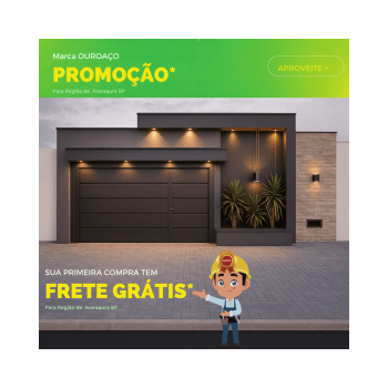  PORTÃO BASCULANTE ARARAQUARA  300 X 250 