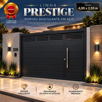 PORTÃO BASCULANTE SÃO CARLOS 400 X 250